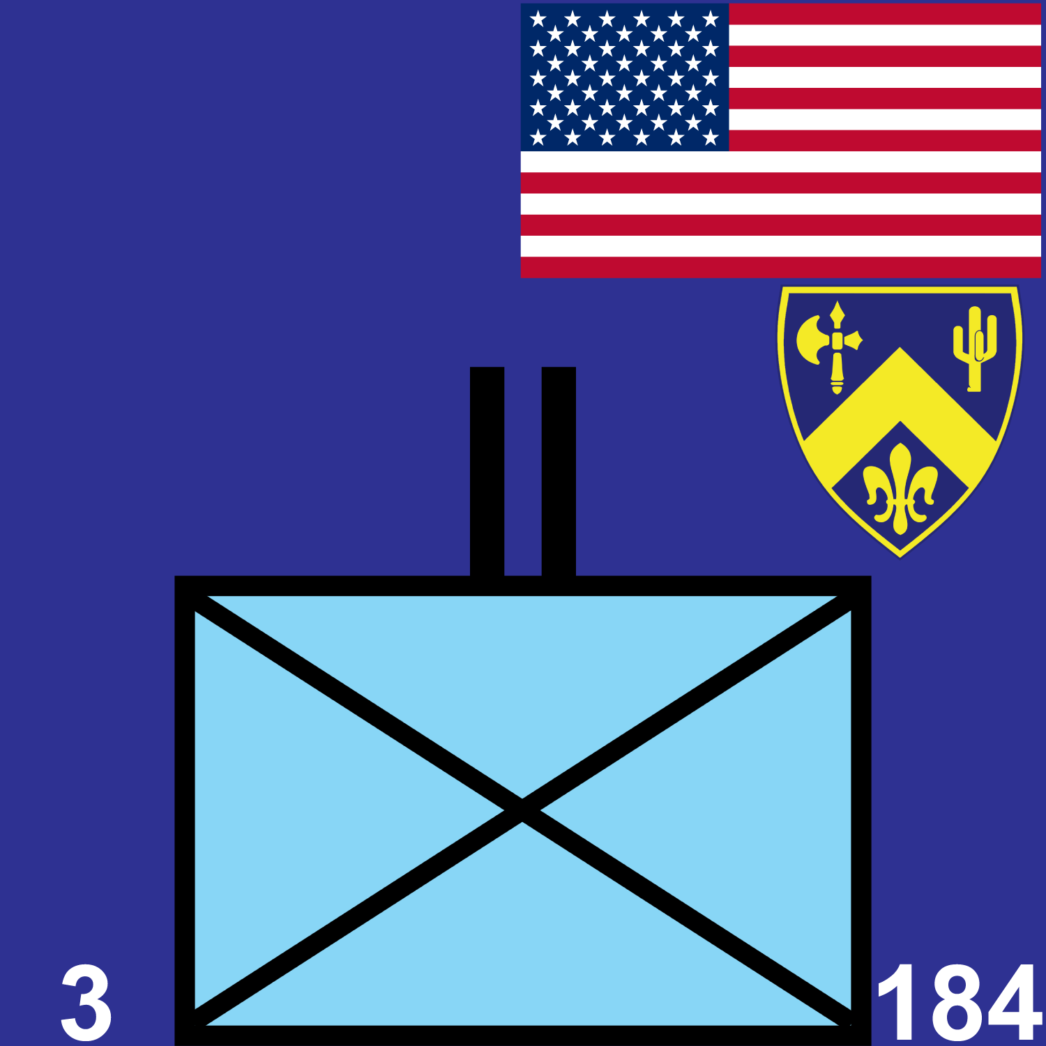 3d Battalion, 184th Infantry Regiment icon